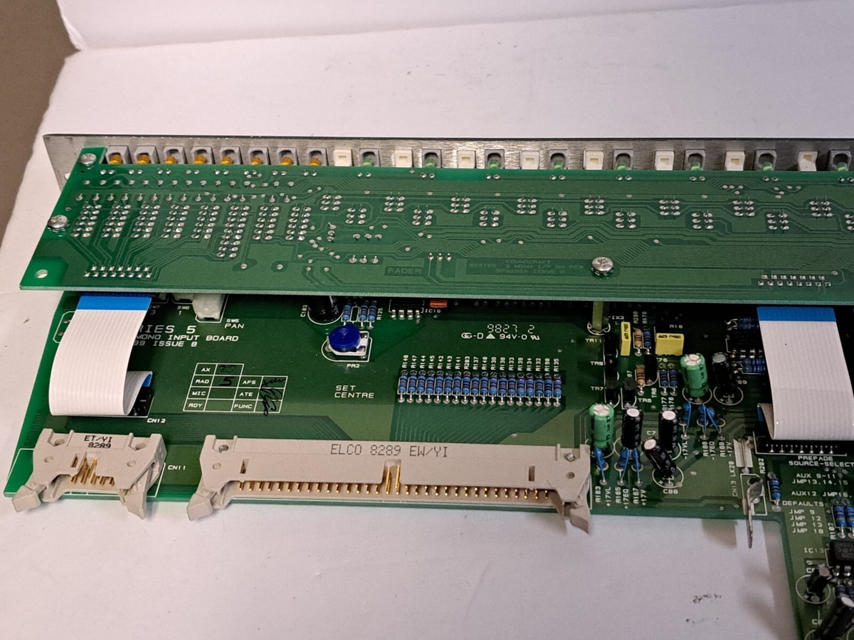 soundcraft series five 5 channel strip mono input mixing