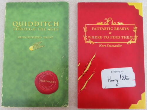 ROWLING Quidditch, and Fantastic Beasts & And Where To Find Them UK 1ST EDITION - Picture 1 of 2