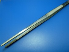 Futterpinzette Pinzette 30 cm EDELSTAHL rostfrei gerade Aquarium Terrarium NEU