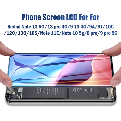 LCD For Xiaomi Redmi Note 13 5G 13 Pro 4G 9 13 4G 9A 9T 10C 12C 13C 10S Note 11E - Zdjęcie 5 z 29