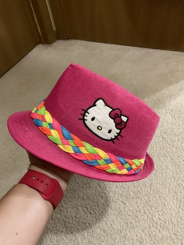 Hello Kitty Kids Girls Sun Beach Summer Hat 4-6 - Picture 3 of 5