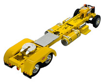 1/64 DCP PARTS YELLOW 300" PETERBILT 359/379/389 CHASSIS W/ WTI FENDERS