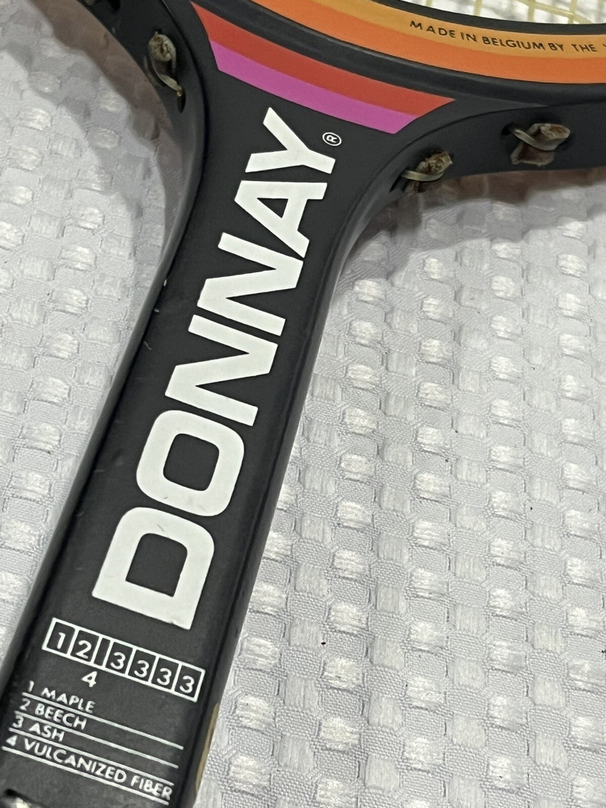 VINTAGE DONNAY "ALLWOOD BJORN WOODEN TENNIS RACQUET ANTIQUE eBay