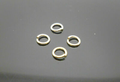 4 x 9kt Gold offene Biegeringe 5mm, O Ring Schmuckherstellung Ringreparatur