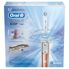 Braun Oral B Genius 9000 Rose Gold Electric Toothbrush 3 Heads And Travel Case For Sale Online Ebay