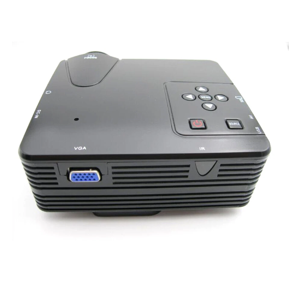 Мини светодиодный проектор H80 светодиодная ортографическая проекция 80 люмен 1080P - Изображение 3 из 4