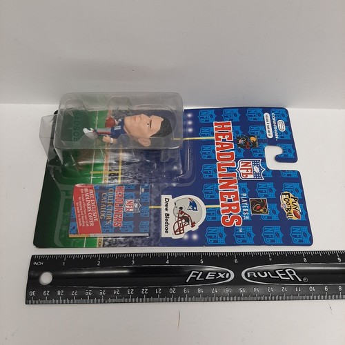 Figurina calcio 1996 NFL Corinthian Headliners Drew Bledsoe New England Patriots - Foto 4 di 7