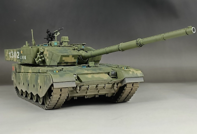 Char Militaire PLA Type 99A 1/18 - Maquette Moulée Sous Pression - 55 Cm - Coffret