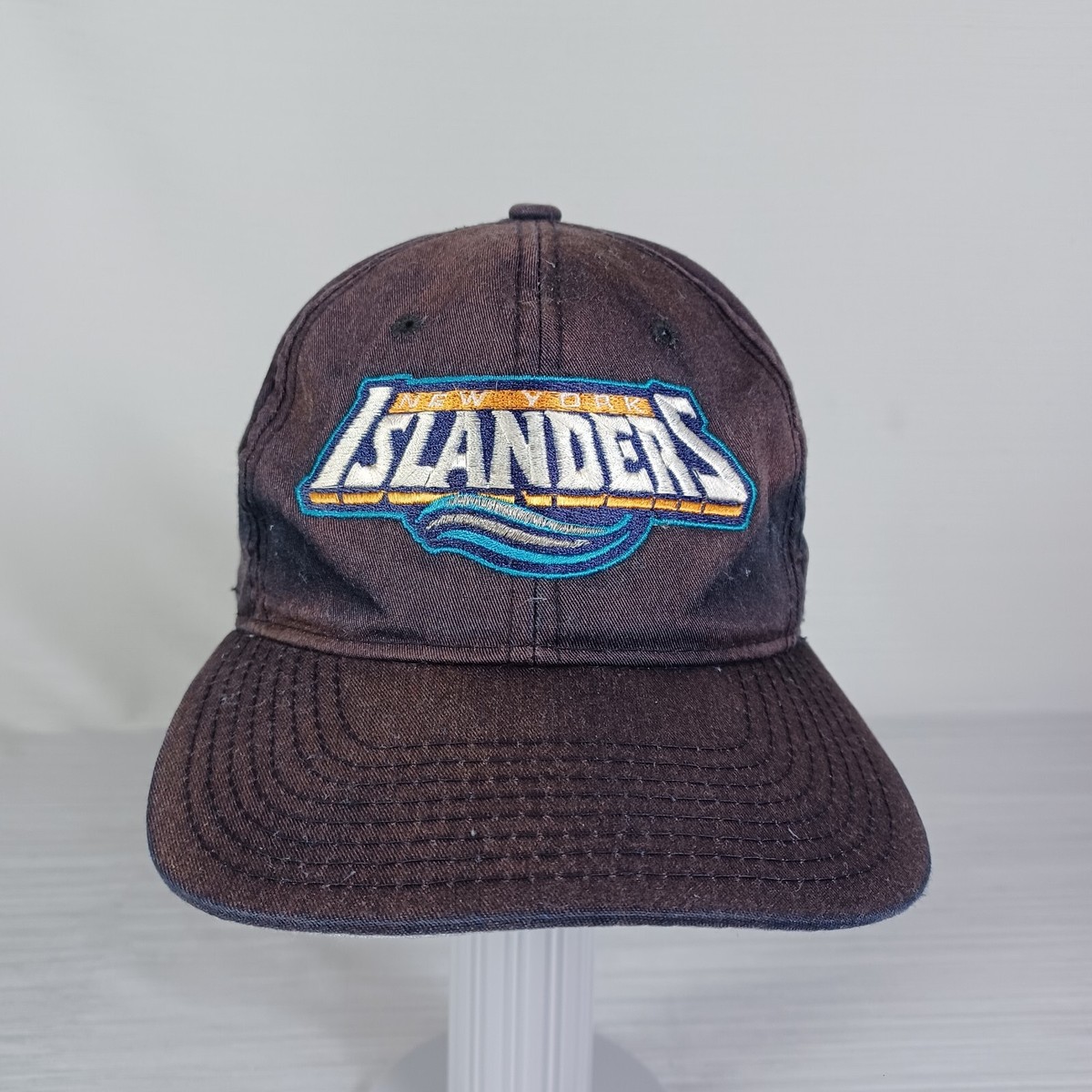 Starter NY New York Islanders Snapback Hat Cap Blue Fisherman