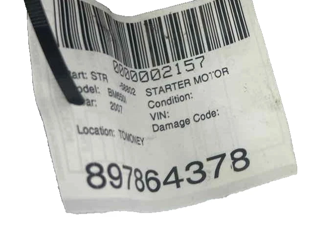 Fits 2006-2010 BMW 650I Starter Motor OEM#:12417536690 - Imagem 3 de 3