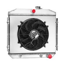2 Row Radiator Shroud Fan For 1955-571956 Chevy Bel Airnomaddel Ray L6 3.8l 2 Row Radiator Shroud Fan For 1955-571956 Chevy Bel Airnomaddel Ray L6 3.8l