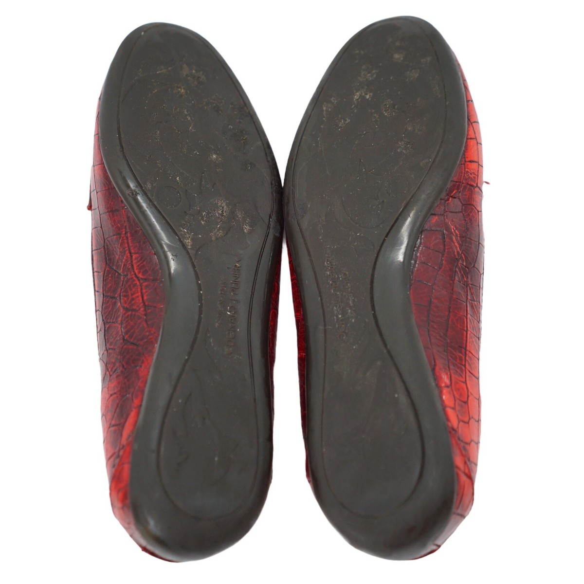 Donald J Pliner - Red Crocco Print Leather Loafer Amazon.com | Donald Pliner Men main image 4