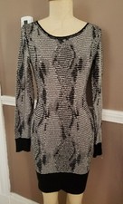 Beautiful Long Sleeve Multicolor Sweater Dress by Free People!! Size Small!!