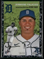 2023 Topps Chrome Platinum Anniversary Jermaine Palacios #57 Black Toile /10 RC