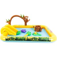 Wasserspielcenter Kinderpool Planschbecken Wasserpark Aufblasbar Mit Rutsche