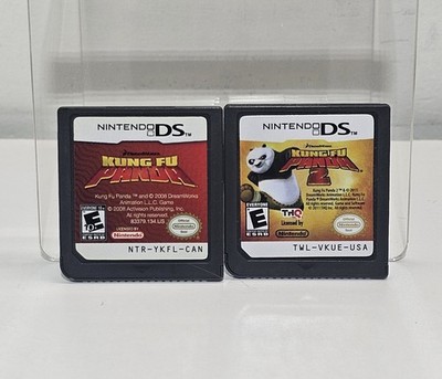 Nintendo DS Kung Fu Panda 1 & 2 *Game Cartridges Only* 2008