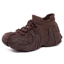 Spring New Octopus Coconut Thick Bottom Flyknit Shoes Large Women's Shoes