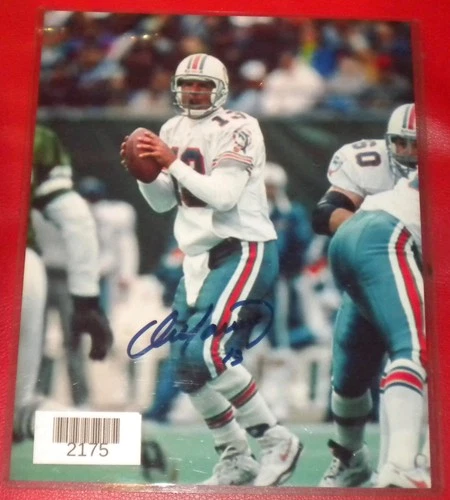 DAN MARINO Signed 8x10 Photo DOLPHINS, COA