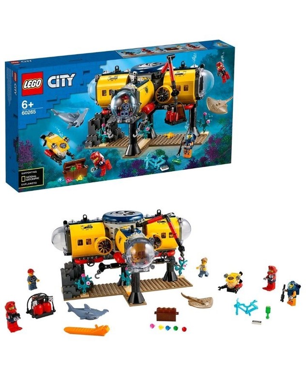 LEGO 60265 City Ocean Exploration Base Underwater Set