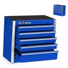 Mini Tool Boxsmall Metal Toolbox Organizer With 5 Drawers 5-drawer Blue