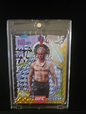 2025 Topps Chrome UFC - Tailor Made Alex Pereira #TRM-7 Gold Refractor /50