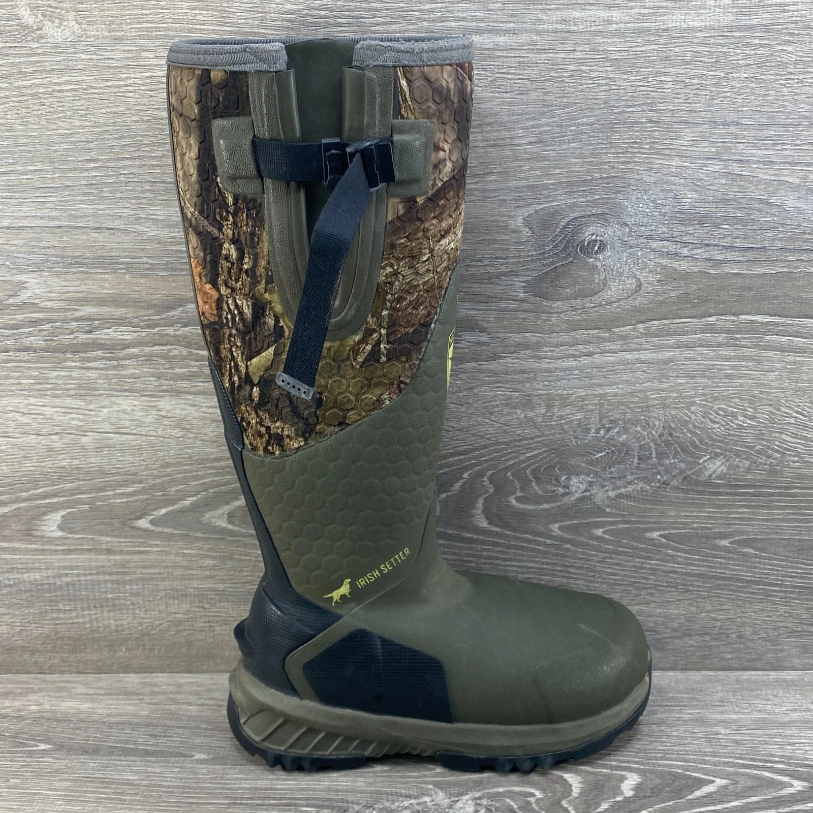 Irish Setter Mens 4 Womens 6 MudTrek Waterproof Insulated Rubber Boots Camo Hunt