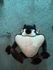 RARO 1990 Jumbo Looney Toons Taz Peluche 27” Warner Bros. De colección