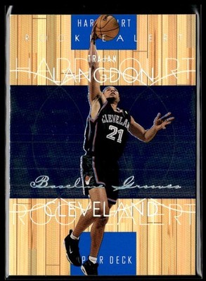 1999-00 Upper Deck Hardcourt Rookie Alert Baseline Grooves Trajan Langdon RC
