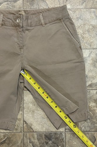 NWOT Tommy Bahama Shorts Women’s Size 2 Sail La Vie Twill Bermuda Chino Khaki - Picture 13 of 16