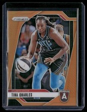 2024 Panini Prizm WNBA #36 Tina Charles Orange Prizms #/99