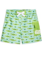 Star Wars Baby Yoda Mandalorian Grogu Swim Shorts 9-12M UPF 50 Disney Baby New