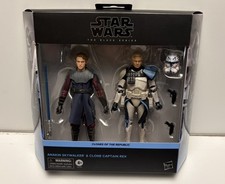 STAR WARS The Black Series Anakin Skywalker & Clone Captain Rex 2 Pack