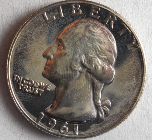 1961 UNITED STATES QUARTER - AU/UNC -  Great Coin - Lot #b12