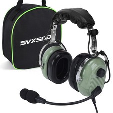 Aviation Headsets GA Headphone Noise Reduction for Pilot Trainees Beginner PP...