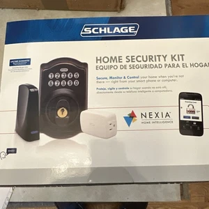 Schlage Nexia Deadbolt Kit BE369GRNX CAM716 Z Wave Keypad Deadbolt Smart Lock