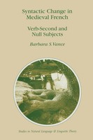 Barbara S. Vance | Syntactic Change In Medieval French | Taschenbuch | Englisch