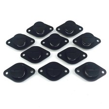 Black Self Ejecting Quarter Turn DZUS Fasteners - 5/16" Slotted .550 10pk