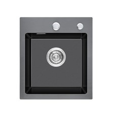 304 Stainless Steel Sink 35 x 40 cm, Small Kitchen Sink, Topmount