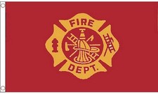 US-Feuerwehr Polyester 5 Fuß x 3 Fuß Flagge