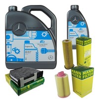 Inspektionspaket 6L MB 5W-40 229.5 FüR Mercedes W204 C 180 S204 C204 E