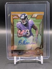 2015 Topps Chrome Mini Gold Refractor #/10 Breshad Perriman Rookie Auto