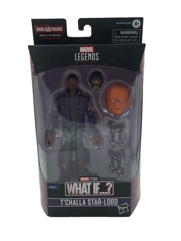 Figurine Marvel Legends Series T'Challa Star-Lord Hasbro neuve en boîte de 15 cm