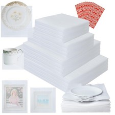 350 Pcs Dish Packing Supplies for Moving, 250 Cushion Foam Pouches and Sheets...