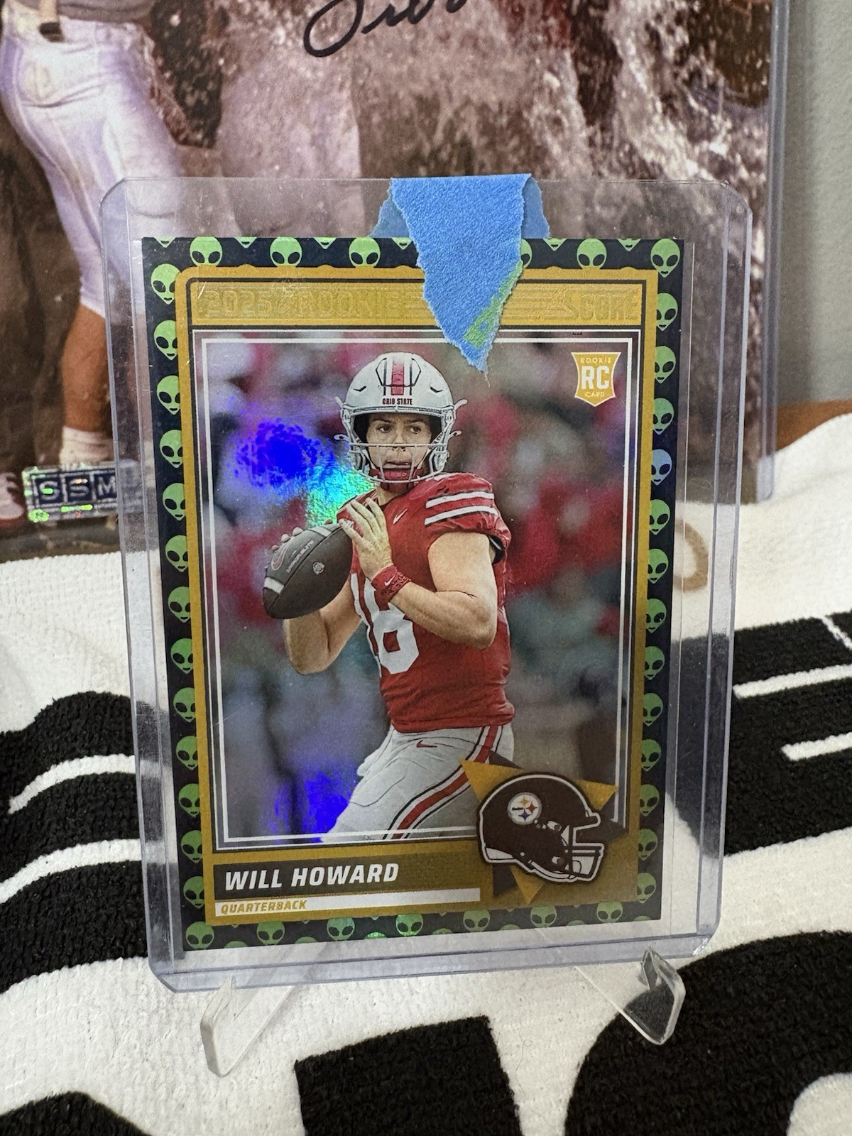 2025 Score - Will Howard RC Rookie Extraterrestrial Case Hit SSP #3 Steelers