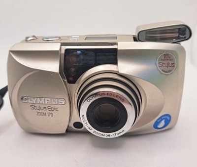 Olympus Stylus Epic Zoom 170 35mm Film Camera - Fully Functional - Camera Only