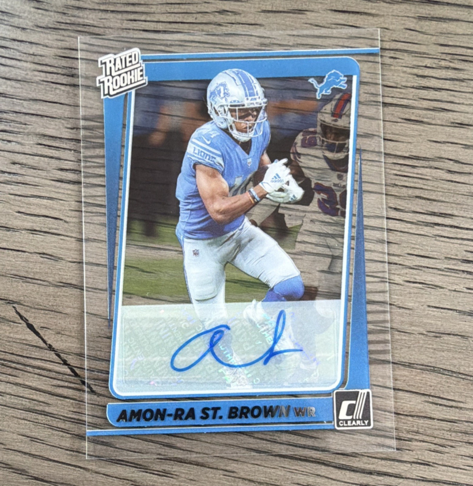 Amon-Ra St. Brown Panini Clearly Donruss #84 Base