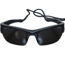 Wiley X Black Matte Wrap Sport Sunglasses Polarized WX EN166 S Carivan W/ Straps