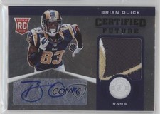 2012 Totally Certified Prime 7/49 Brian Quick #7 Auto fm0