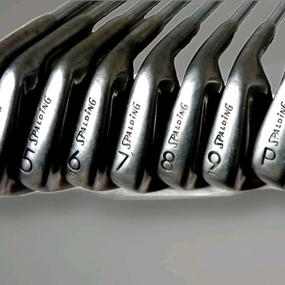 Spalding Molitor Golf Irons Set 3 to 9 Pitch Wedge Putter R/Hand Mens Reg Flex - Image 4 of 4