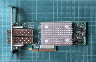 QLogic QLE2692 2-Port FC-HBA 16Gbps SFP+ PCI-E-x8 Lenovo 01KR586 +2GBIC